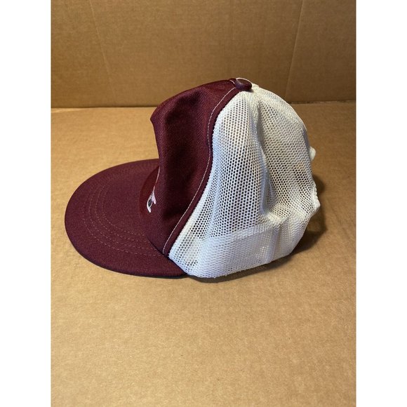 Drag Racing Vintage Style Red White Trucker Cap Hat Challenger Caps One Size - Picture 4 of 5